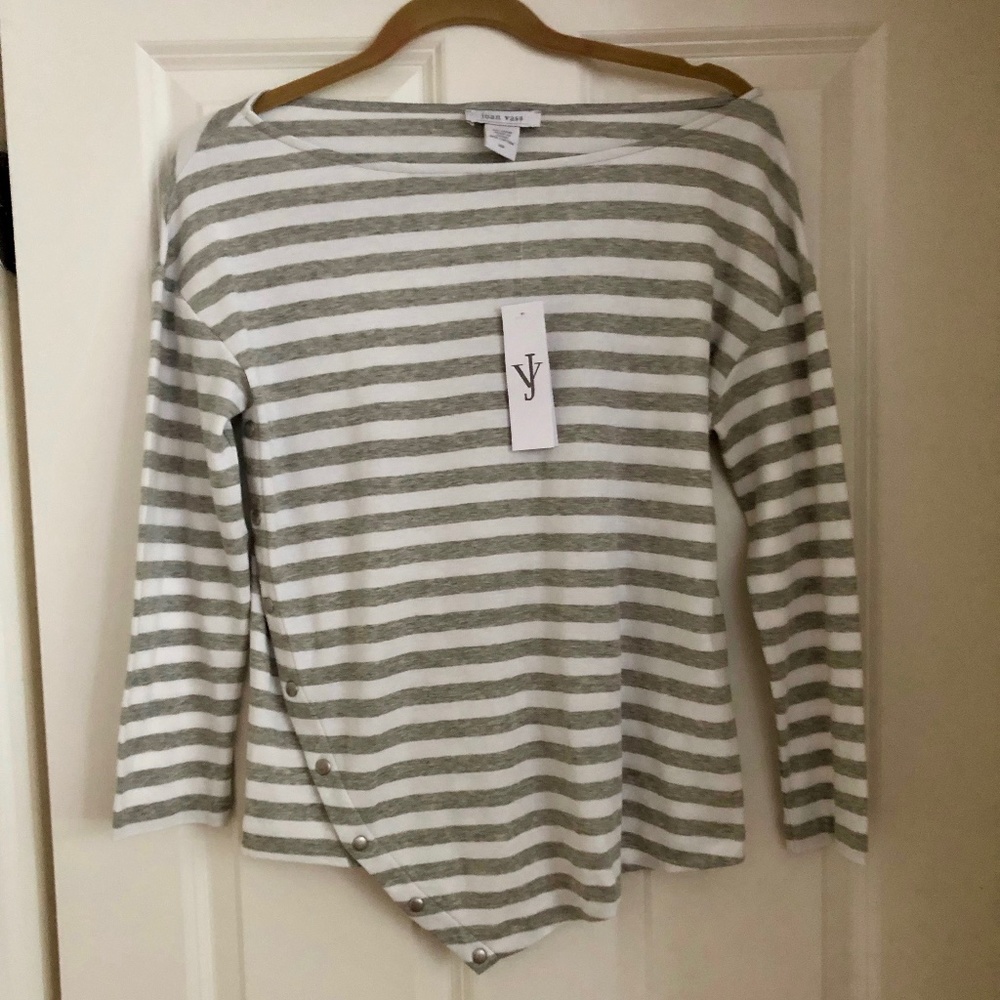 Joan Vass size Small Cotton Top - New With Tags